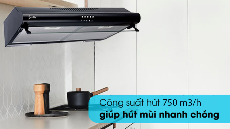 Máy hút mùi cổ điển Sevilla SV-260 Black - Hàng chính hãng