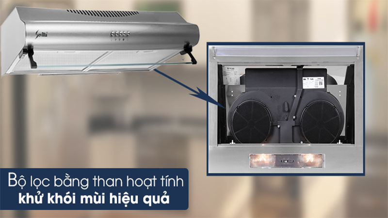 Máy hút mùi cổ điển Sevilla SV-260 Inox - Hàng chính hãng