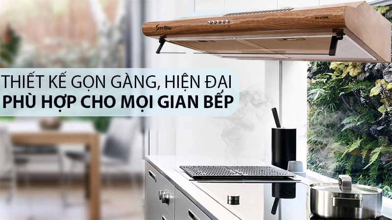 Máy hút mùi cổ điển Sevilla SV-270W - Hàng chính hãng