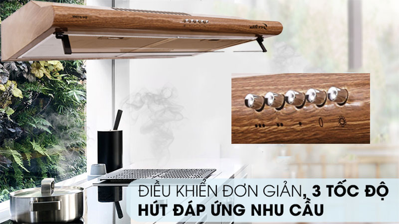 Máy hút mùi cổ điển Sevilla SV-270W - Hàng chính hãng