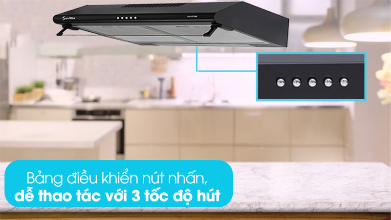 Máy hút mùi cổ điển Sevilla SV-S70B - Hàng chính hãng