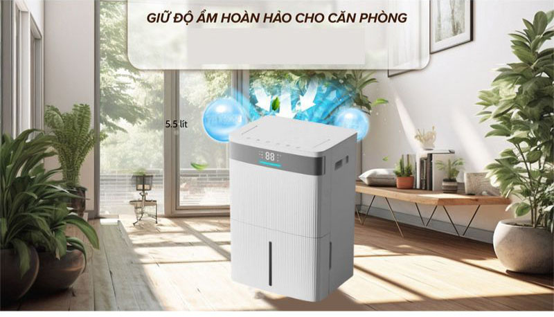 Máy hút ẩm dân dụng Fujihome DH40NW - Hàng chính hãng