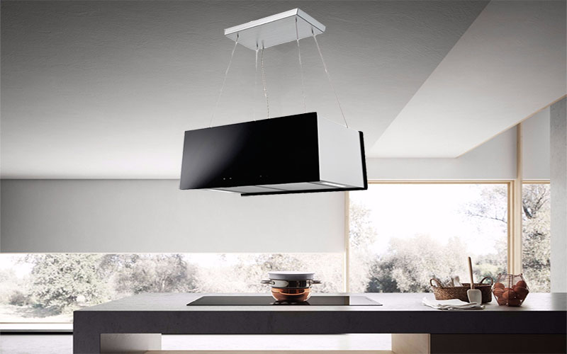 Máy hút mùi đảo Capri CR-608E - Hàng chính hãng