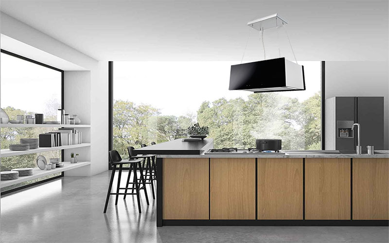 Máy hút mùi đảo Capri CR-608E - Hàng chính hãng