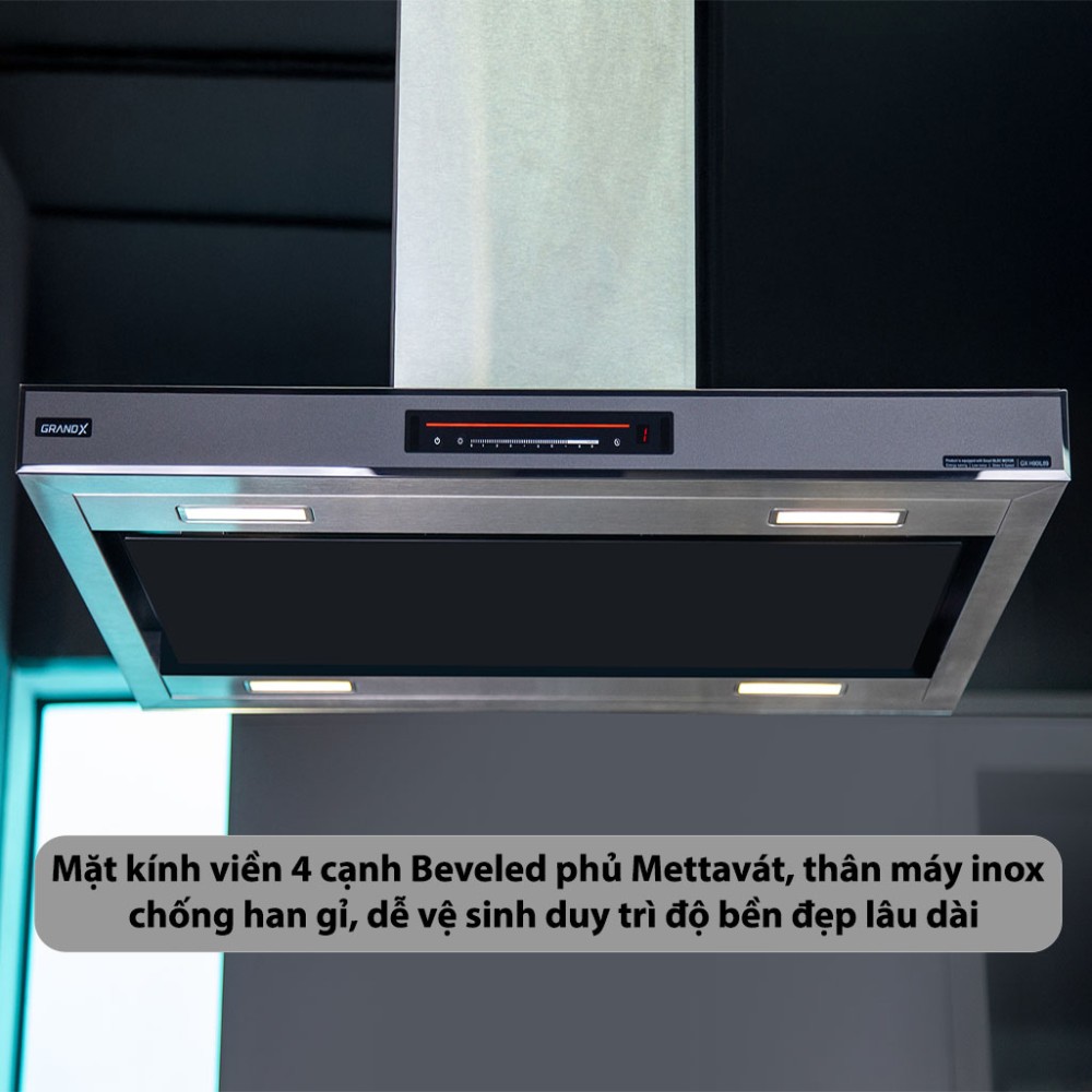 Máy hút mùi đảo GrandX GX-H90IL89 - Hàng chính hãng