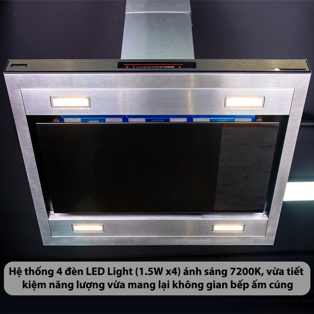 Máy hút mùi đảo GrandX GX-H90IL89 - Hàng chính hãng