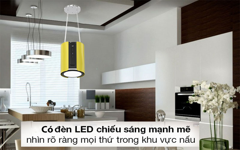 Máy hút mùi đảo Kaff KF-IS0935YL - Hàng chính hãng