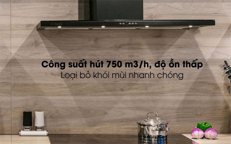Máy hút mùi đảo Malloca SLIM K4250 - Hàng chính hãng
