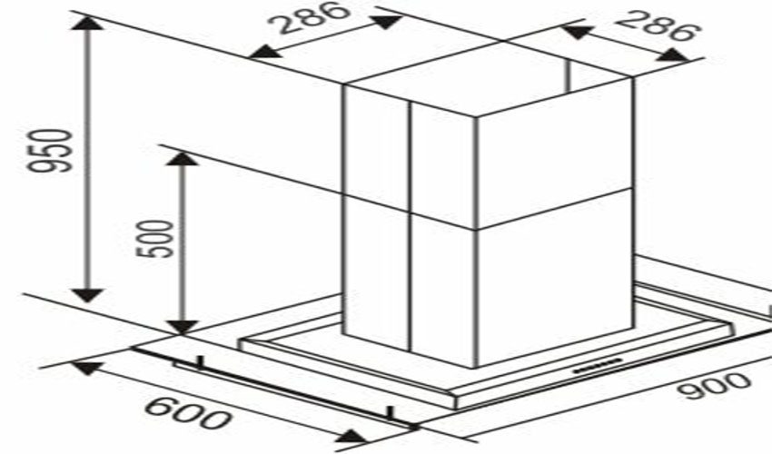 Máy hút mùi độc lập Capri CR-979H  - Hàng chính hãng