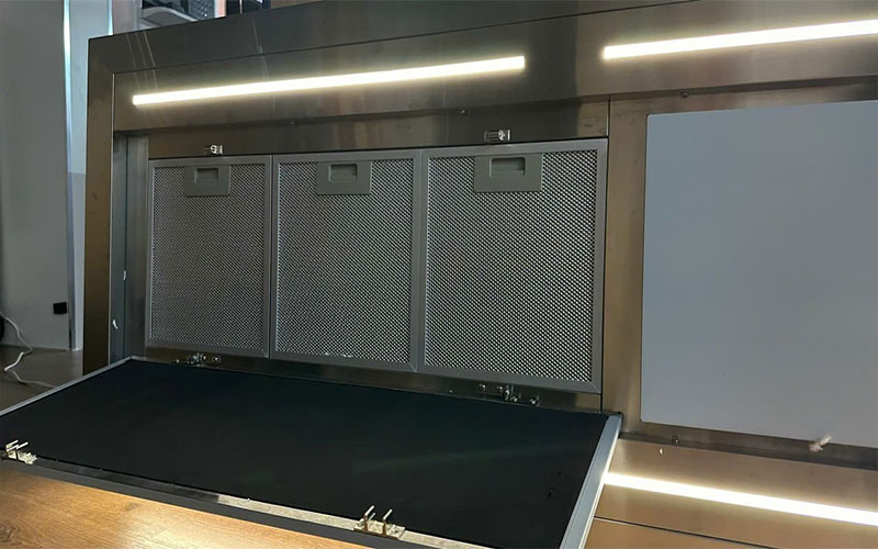 Máy hút mùi độc lập Kaff KF-IS1500S/B-LUX - Hàng chính hãng