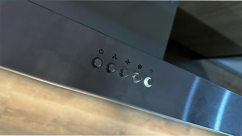 Máy hút mùi độc lập Kaff KF-IS1500S/B-LUX - Hàng chính hãng