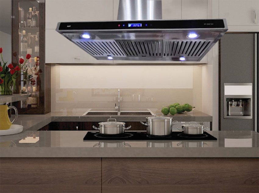 Máy hút mùi độc lập Kaff KF-IS991GH - Hàng chính hãng