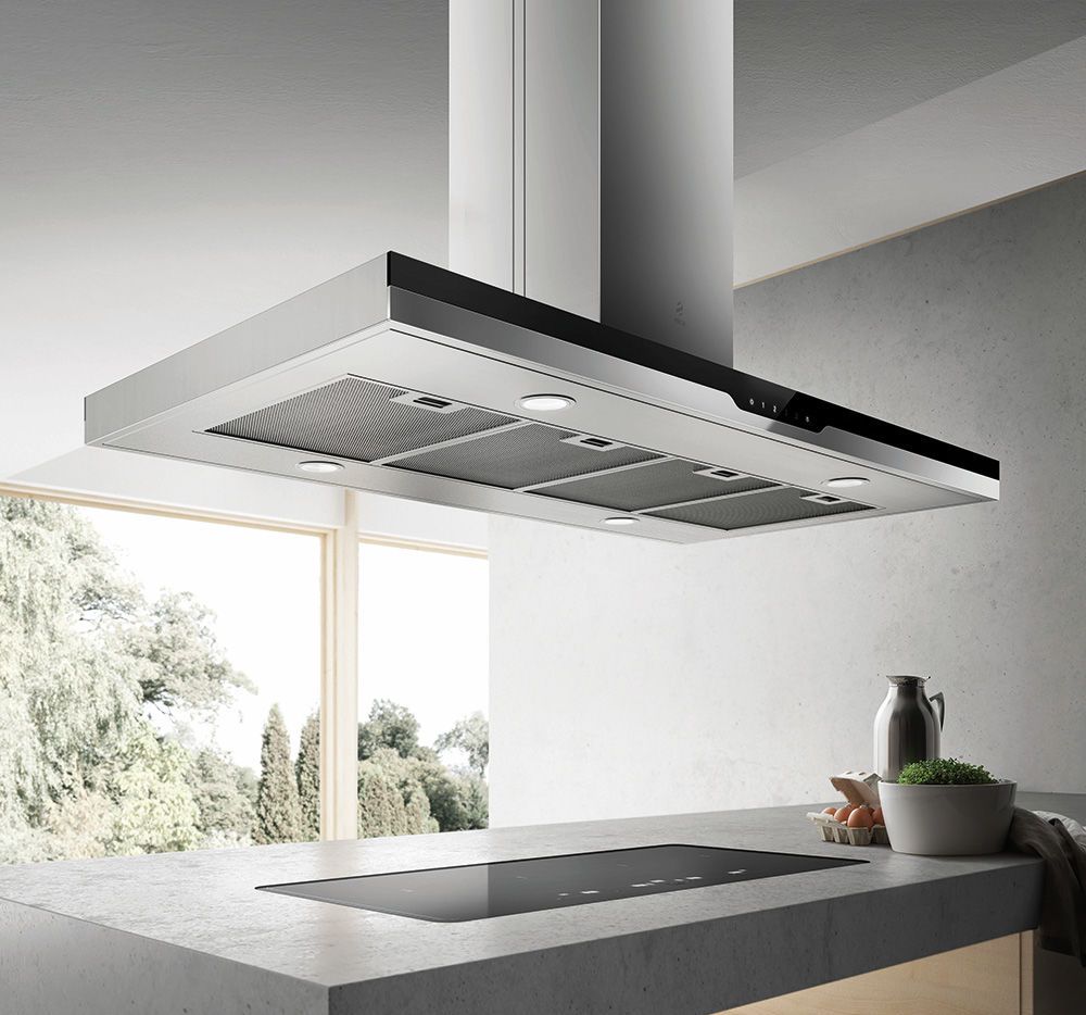 Máy hút mùi áp tường Elica TOP ISLAND IXBL/A/120 - Hàng chính hãng