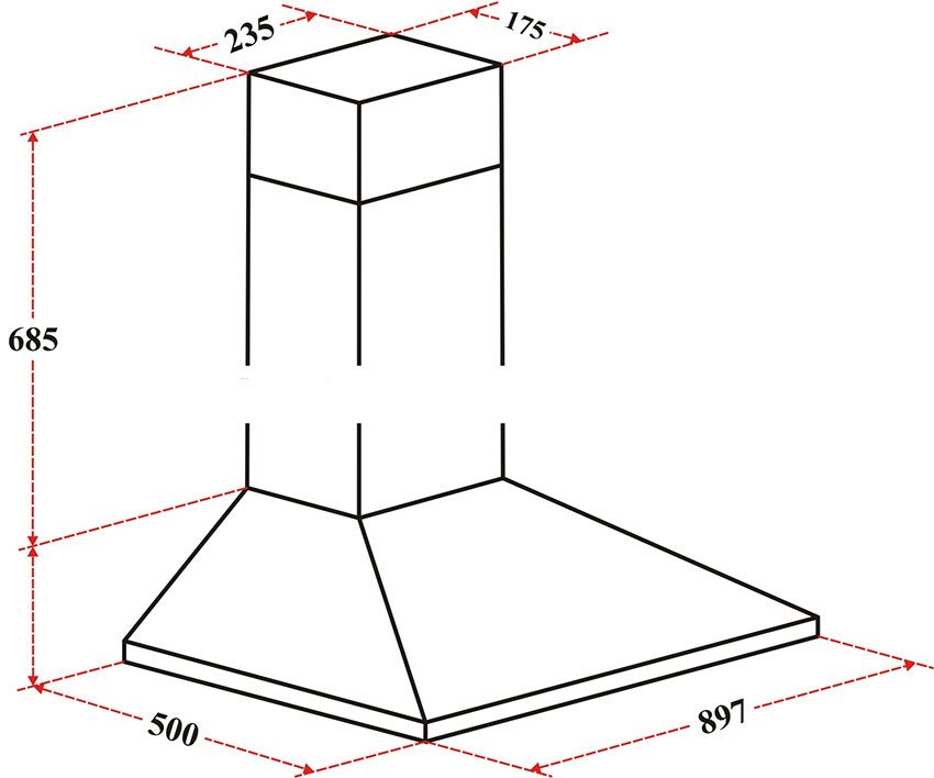 Máy hút mùi gắn tường Inverter Sakura DR-7775SXL - Hàng chính hãng