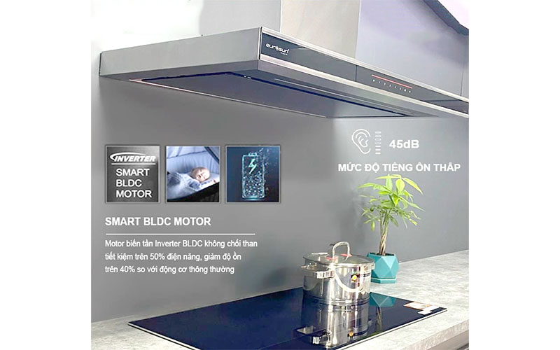 Máy hút khói khử mùi Eurosun EH-90AF77 - Hàng chính hãng