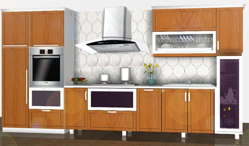 Máy hút mùi kính cong Bluestone HOB-8735 - Hàng chính hãng