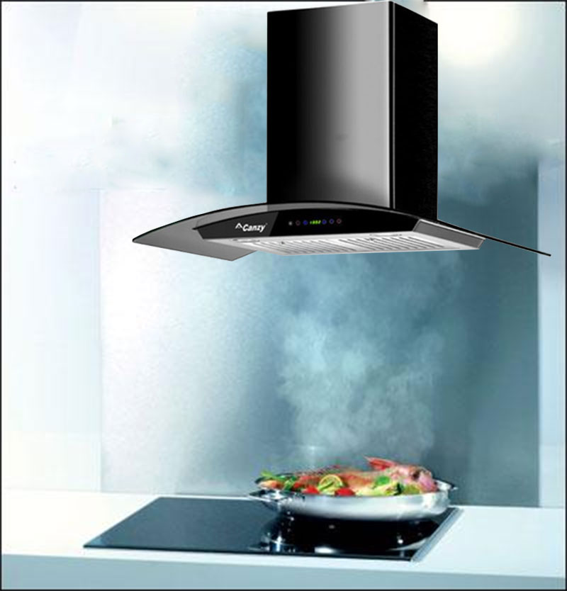 Máy hút mùi kính cong Canzy CZ-M6970 - Hàng chính hãng
