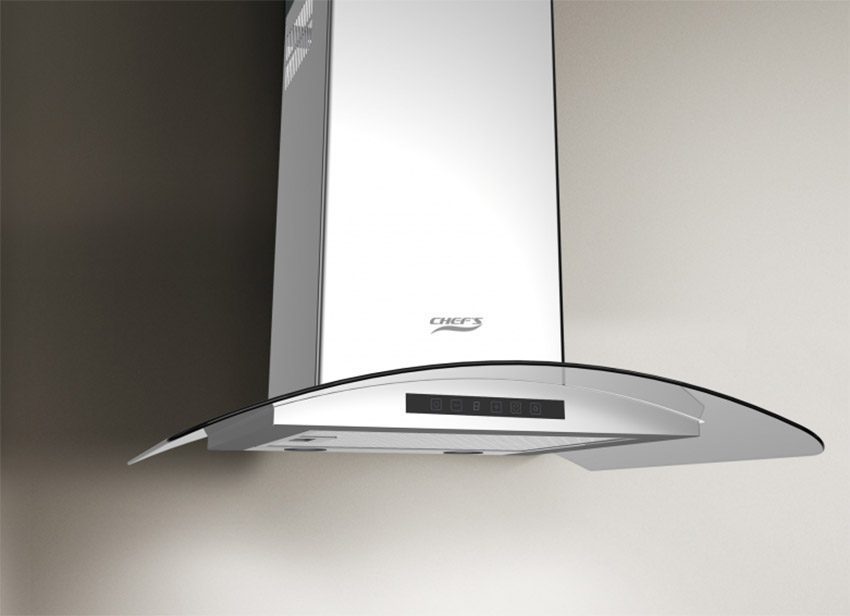 Máy hút mùi kính cong Chefs EH-Caspia70T với nhiều chức năng