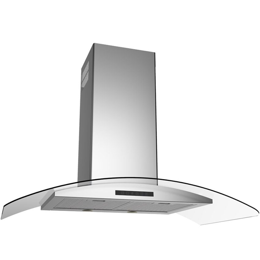 Máy hút mùi kính cong Chefs EH-Caspia90T 