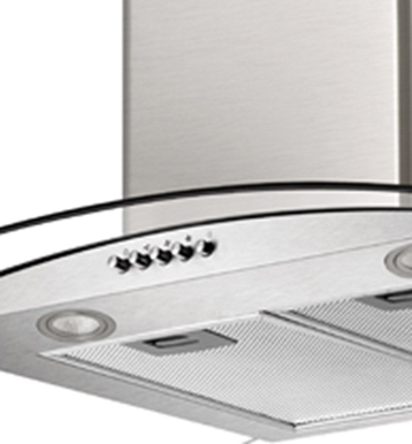  máy hút mùi kính cong Chefs EH-R506E7 sử dụng dễ dàng với nút bấm