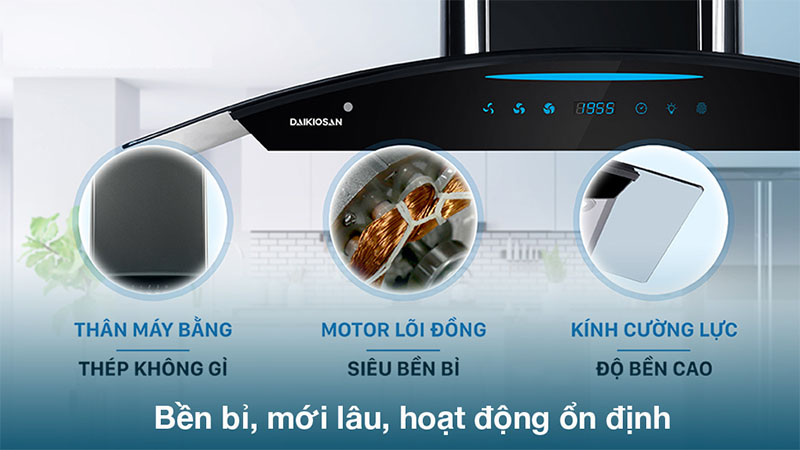 Động cơ của Máy hút mùi kính cong Daikiosan DKH-000001