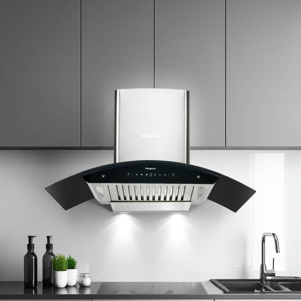Máy hút mùi kính cong Kangaroo KGCH70H5C  - Hàng chính hãng