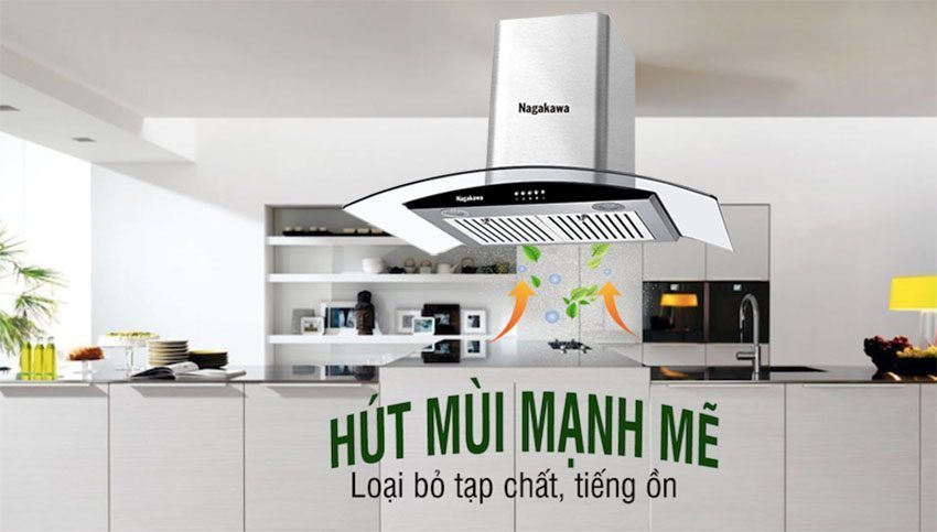 Chức năng của máy hút mùi kính cong Nagakawa NAG1852-70C