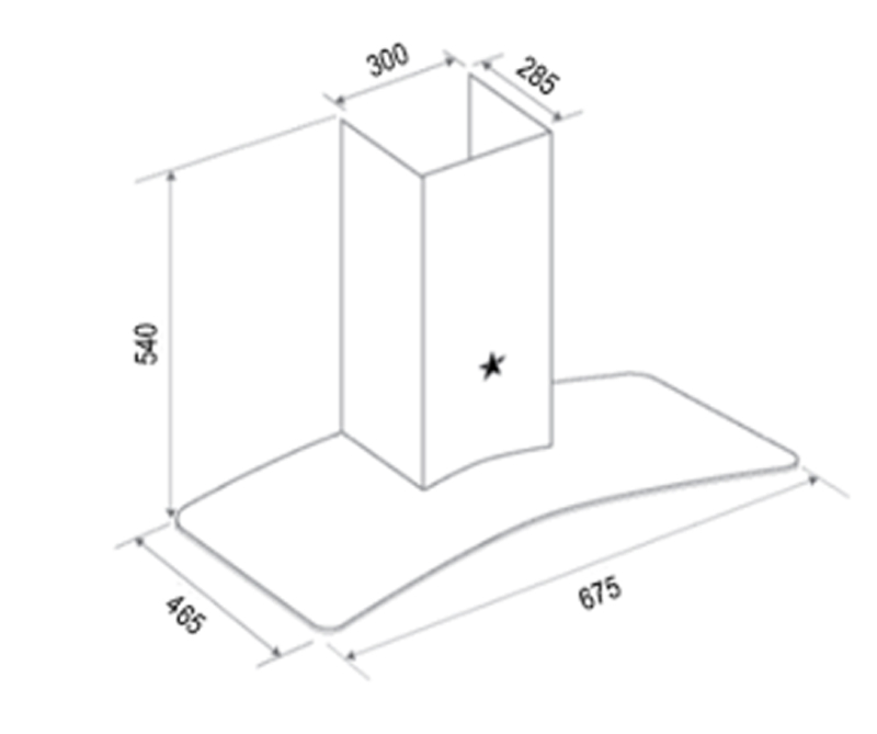 Phù hợp cho gian bếp vừa và rộng