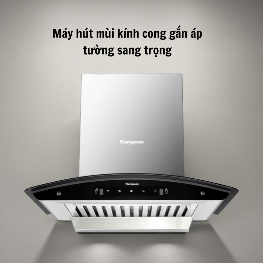 Máy hút mùi kính cong Kangaroo KGCH70H3C - Hàng chính hãng
