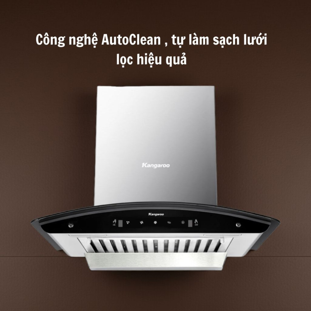 Máy hút mùi kính cong Kangaroo KGCH70H3C - Hàng chính hãng