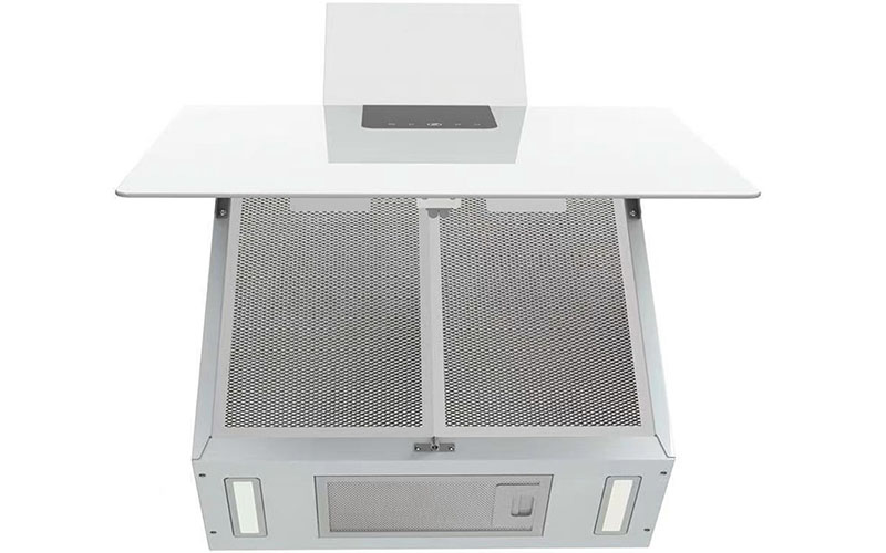 Máy hút mùi kính dọc Kaff KF-VERTI-70WHI - Hàng chính hãng