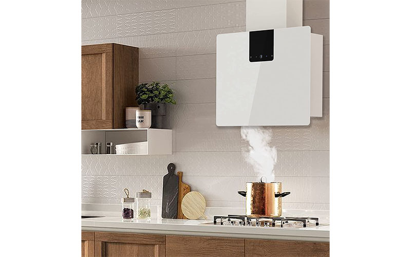 Máy hút mùi kính dọc Kaff KF-VERTI-70WHI - Hàng chính hãng