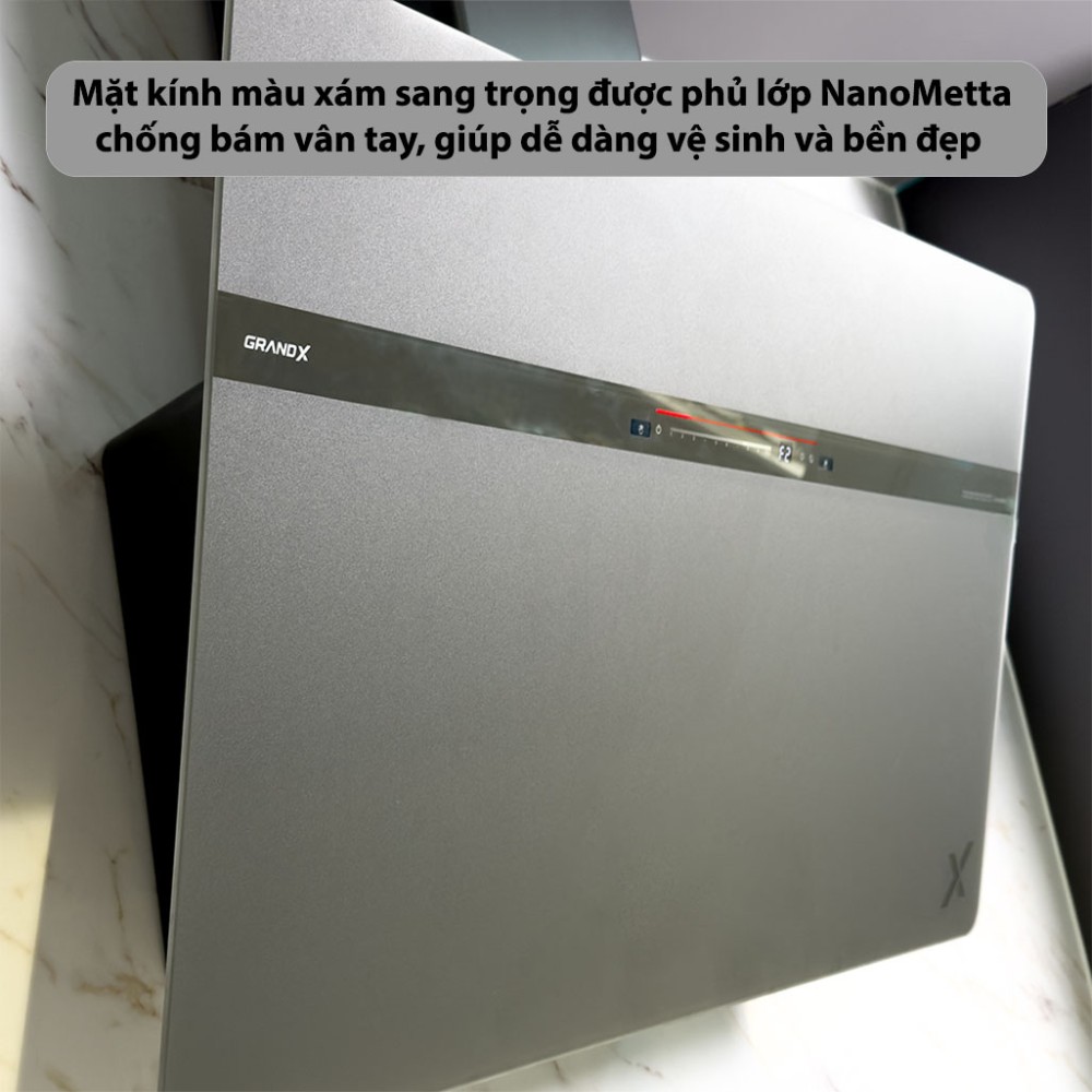 Máy hút mùi kính vát GrandX GX-H70S86G - Hàng chính hãng