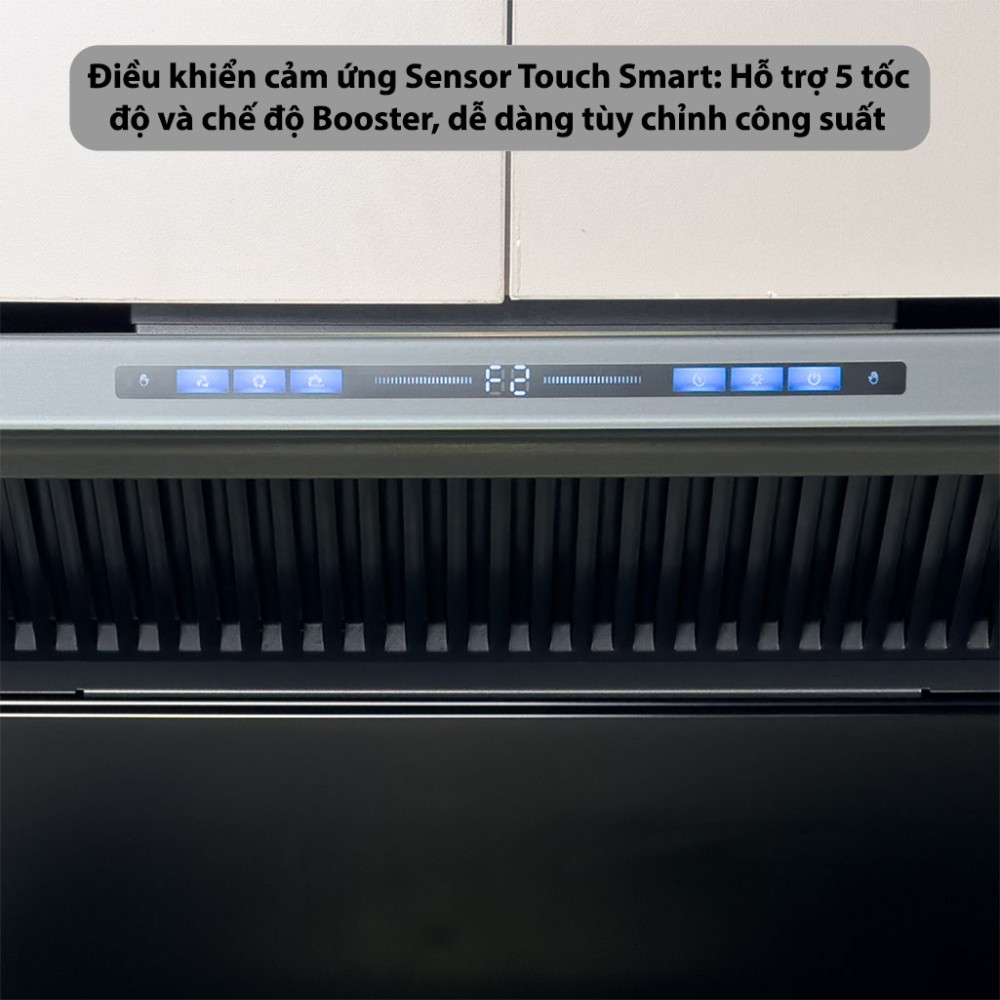 Máy hút mùi kính vát GrandX GX-H70T88G - Hàng chính hãng