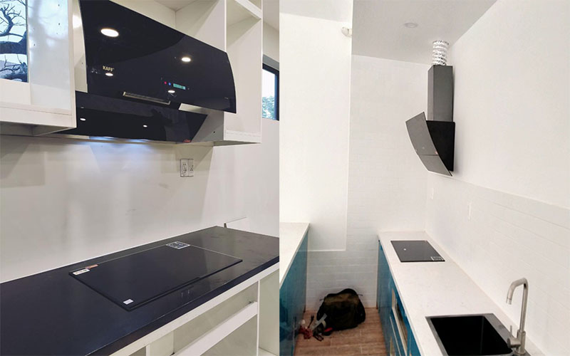 Máy hút mùi kính vát Kaff KF-AT70H - Hàng chính hãng