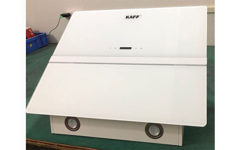 Máy hút mùi kính vát Kaff KF-LUX AT90FH - Hàng chính hãng