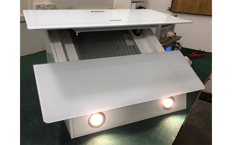 Máy hút mùi kính vát Kaff KF-LUX AT90FH - Hàng chính hãng