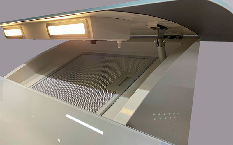 Máy hút mùi kính vát Kaff KF-LUX AT90H - Hàng chính hãng