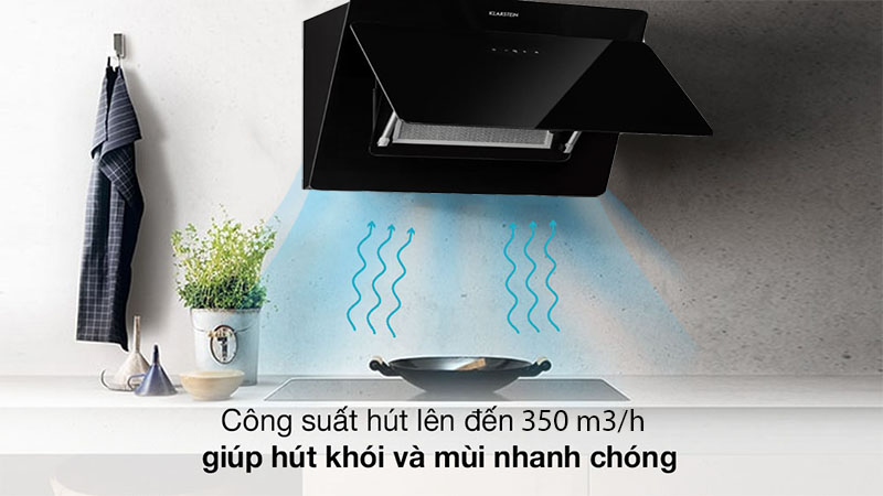 Máy hút mùi kính vát Klarstein Laurel 60 - Hàng chính hãng