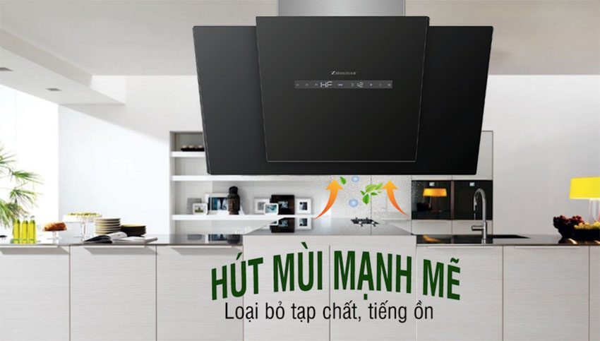 Máy hút mùi kính vát Zemmer V02DF6 - Hàng chính hãng