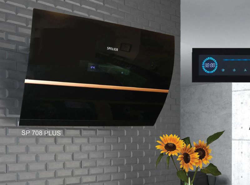 Máy hút mùi kính vát Spelier SP-708 PLUS - Hàng chính hãng