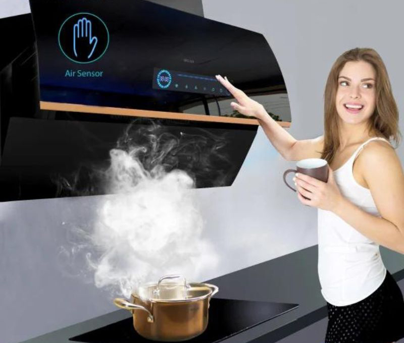 Máy hút mùi kính vát Spelier SP-708 PLUS - Hàng chính hãng