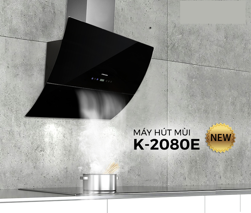 Máy hút mùi áp tường Kocher K-2080E-70 