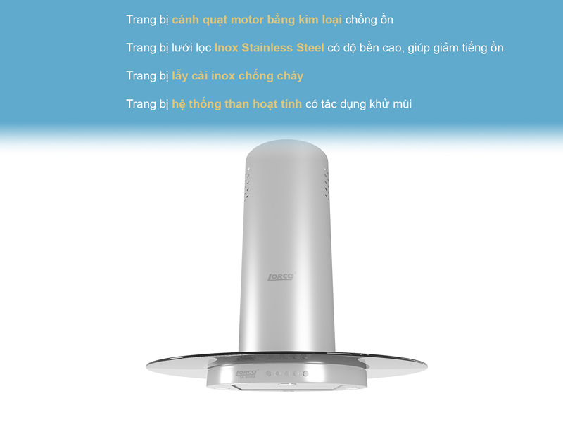 Máy hút mùi Lorca TA-6009-90 - Hàng chính hãng