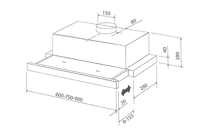 Máy hút khói khử mùi Malloca H204.7