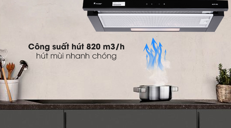 Máy hút mùi âm tủ Pramie ALP9-700 - Hàng chính hãng