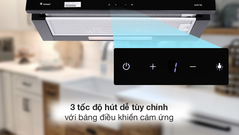 Máy hút mùi âm tủ Pramie ALP9-700 - Hàng chính hãng