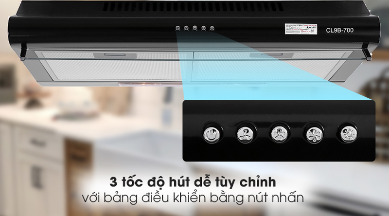 Máy hút mùi cổ điển Pramie CL9B-700 - Hàng chính hãng