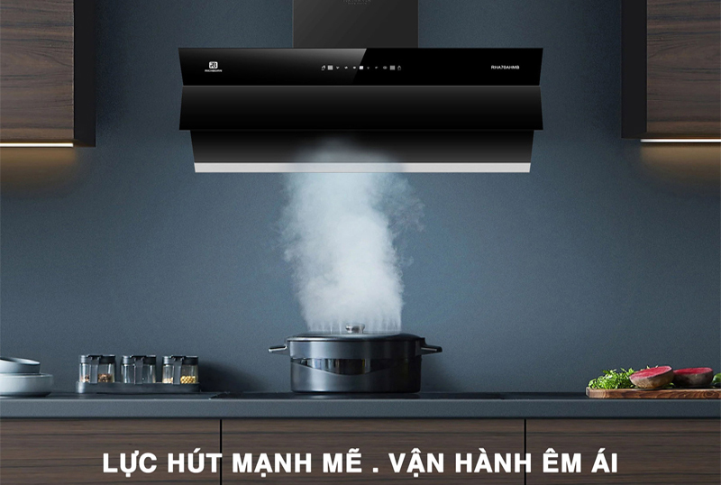 Máy hút khói khử mùi Richborn RHA70AHMB - Hàng chính hãng
