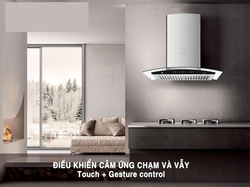 Máy hút khói khử mùi Richborn RHA70GHMB - Hàng chính hãng